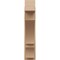 Ekena Millwork 8-in W x 26-in D x 38-in H Balboa Block Rough Cedar Woodgrain TimberThane Outlooker, Primed Tan OUTUR080X26X38BOA44RCPR - alternate 2